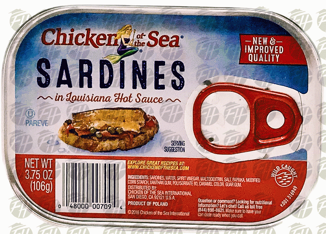 Chicken Of The Sea  sardines in louisiana hot sauce Full-Size Picture